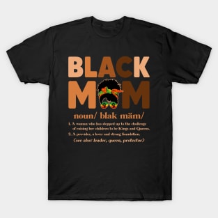 Black Mom Melanin Definition T-Shirt